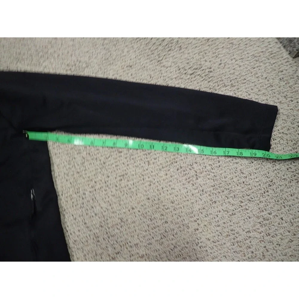 The North Face Full Zip Jacket Mens Medium Black Excellent Lightweight Active
